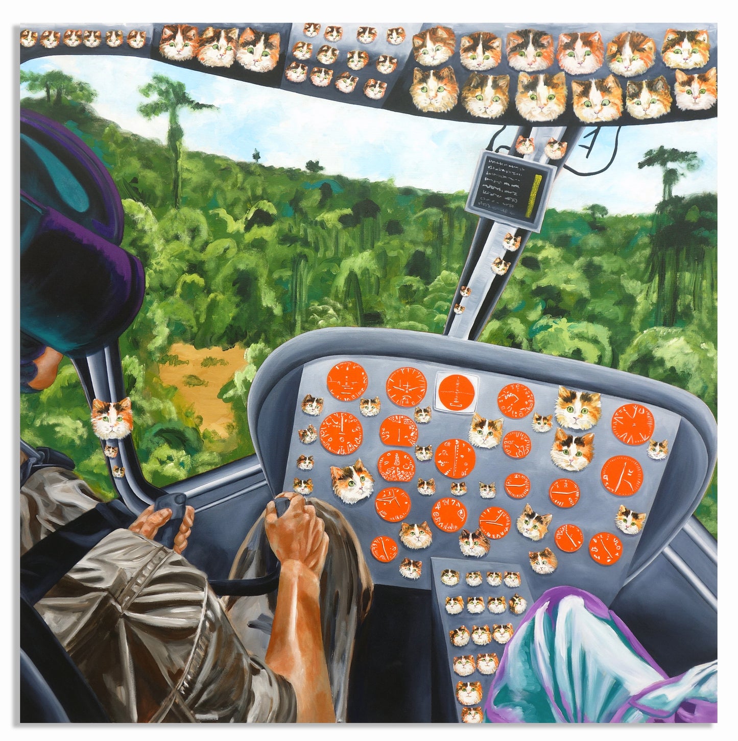 Jungle Helicopter with Tabby Buttons | Margot Bird
