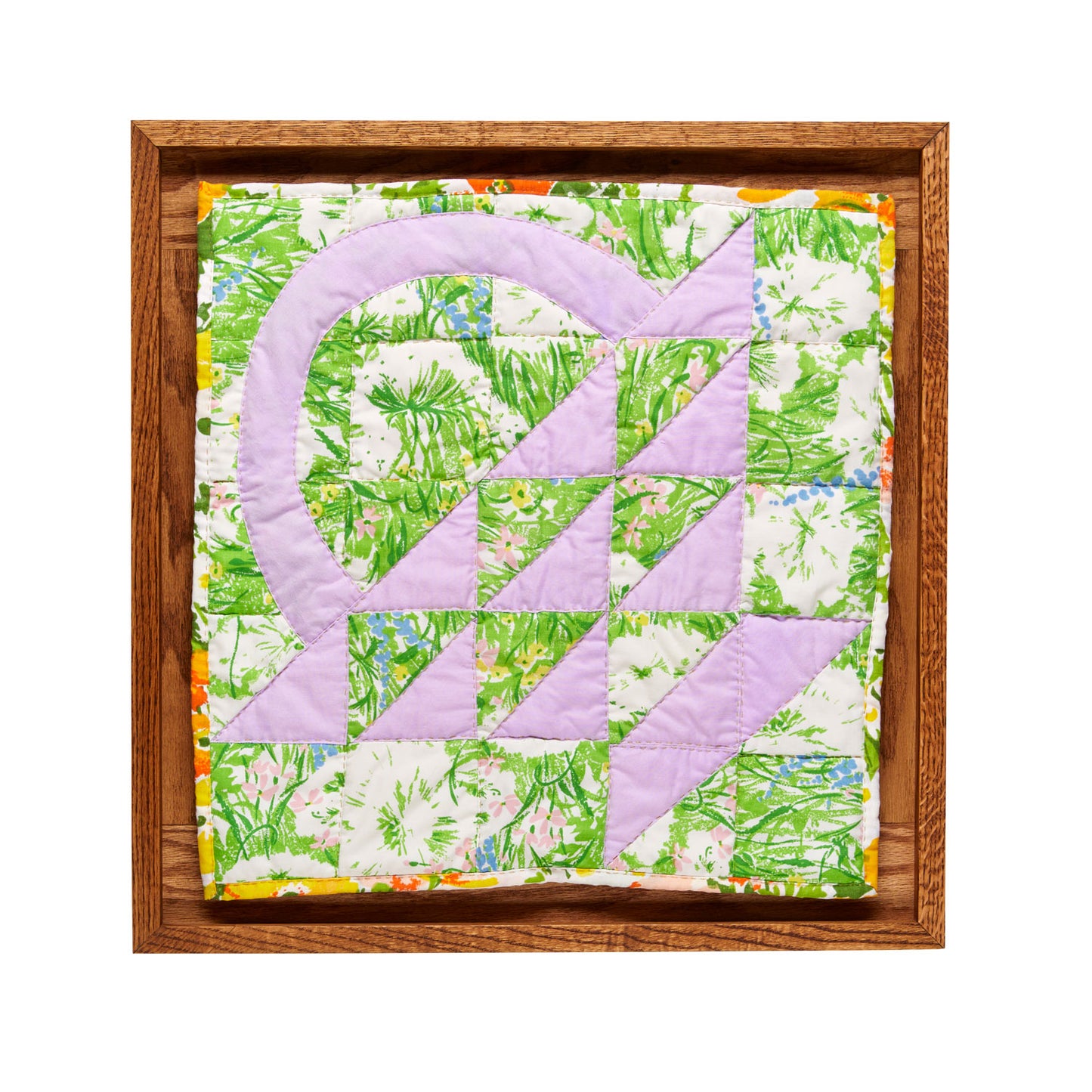 Flower Basket Quilt Square