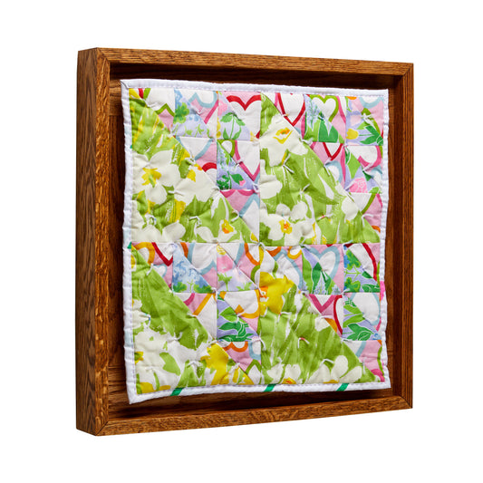 Birds in Flight Flower Quilt Square